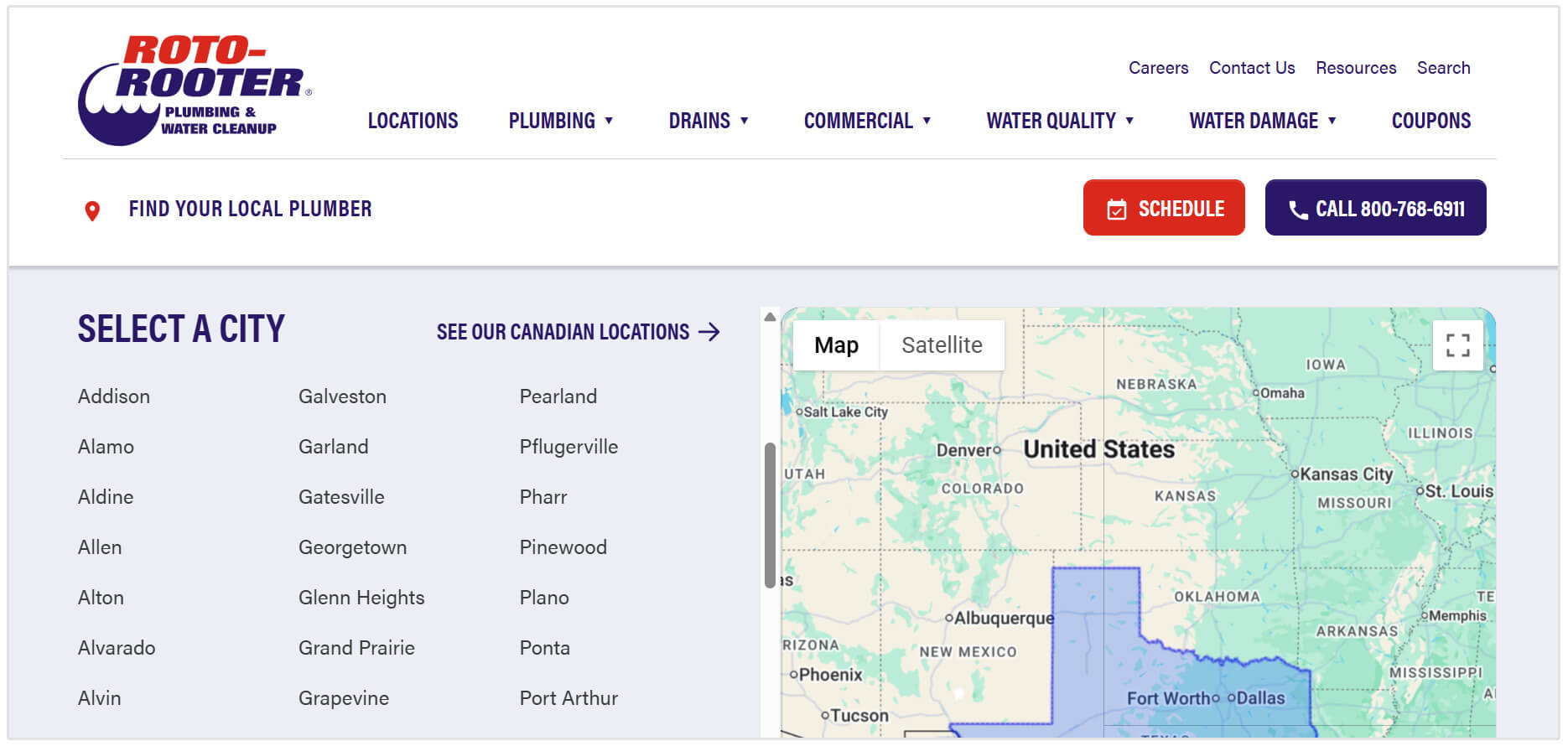 Roto rooter locations